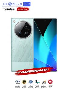 Infinix Zero 40 4G - 8GB RAM - 256GB Storage - PTA Approved - 12 Months Warranty - Aqua - The Original Bro Mobiles - TOB29